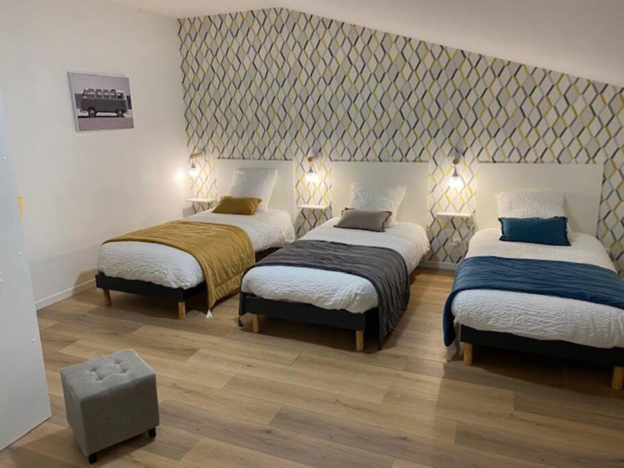Au Petit Bragard- Triplex Proche Centre Ville Saint-Dizier Eksteriør billede